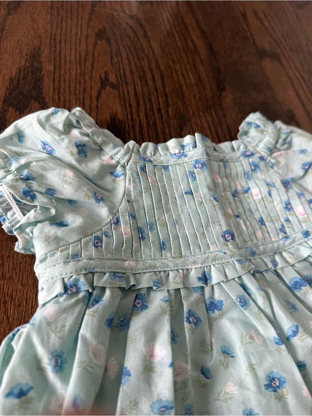 Janie & Jack Baby Floral Border Dress NWT 6-12M - Picture 3 of 8